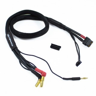 UR46502-XT Ultimate 2S Charge Cable Lead Xt60 - Pk 4mm & 5mm (60Cm)
