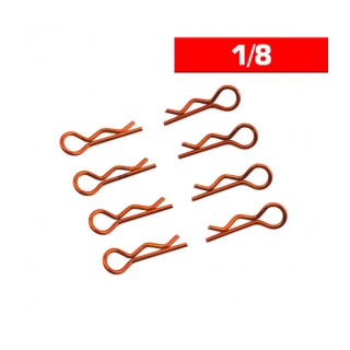 UR6412-G Ultimate Body Clips 1/8 Orange (X8)