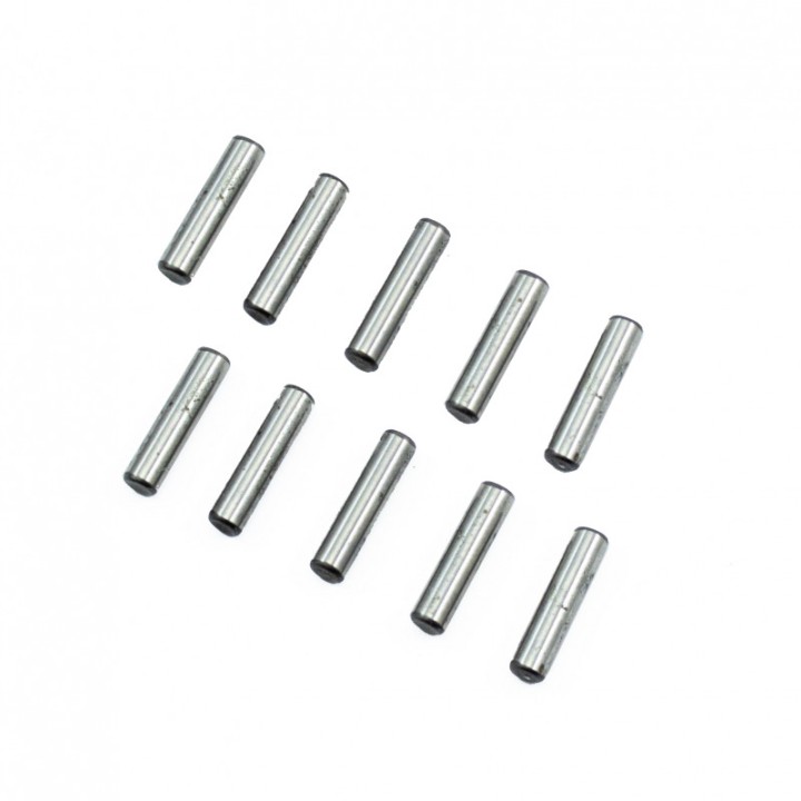 UR7602 Ultimate 3X12.8mm Chrome Steel Pin Set (10Pcs)