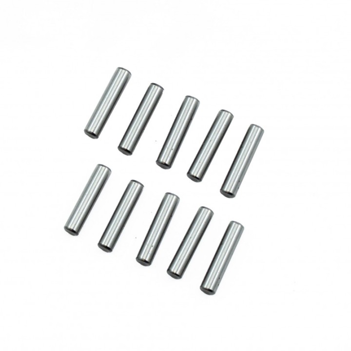 UR7603 Ultimate 3X13.8mm Chrome Steel Pin Set (10Pcs)