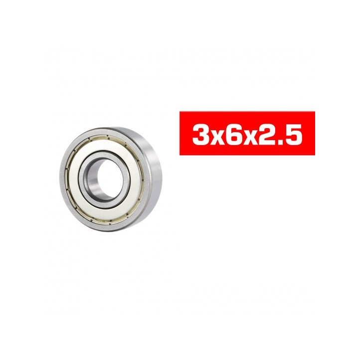UR7810-2 Ultimate 3X6X2.5mm Hs Metal Shielded Bearing Set (2Pcs)