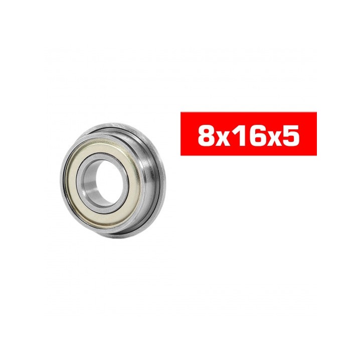 UR7840-2 Ultimate 8X16X5mm Flanged Hs Metal Bearing Set (2)