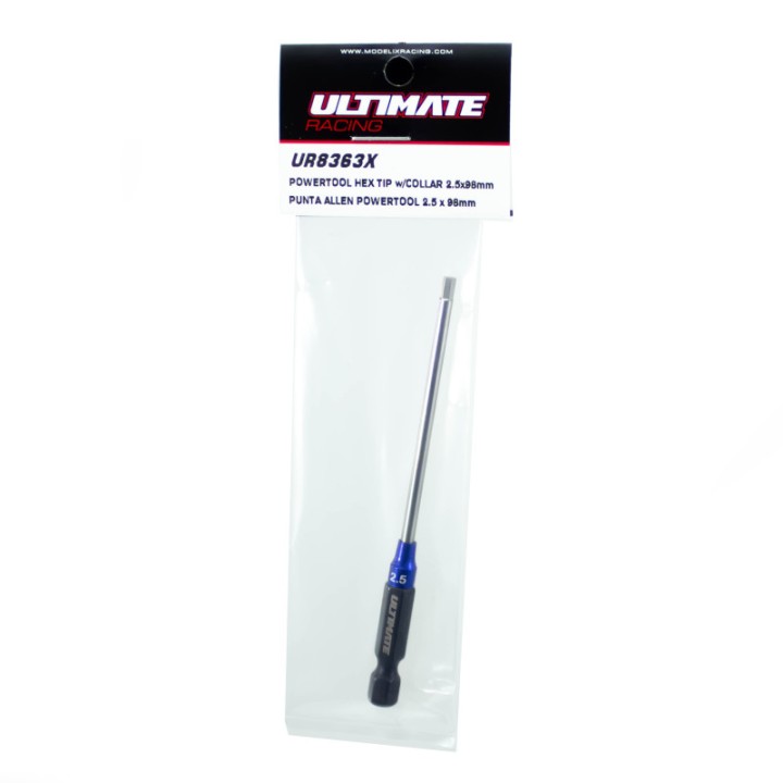 UR8363X Ultimate Power Tool Hex Tips Set 2.5mm