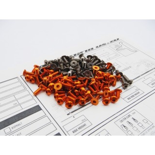48191 Hiro Seiko X12'18 Titan/Alum Hex Socket Screw Set