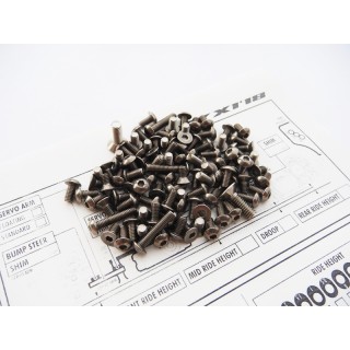 48208 Hiro Seiko X1'18 Titanium Hex Socket Screw Set