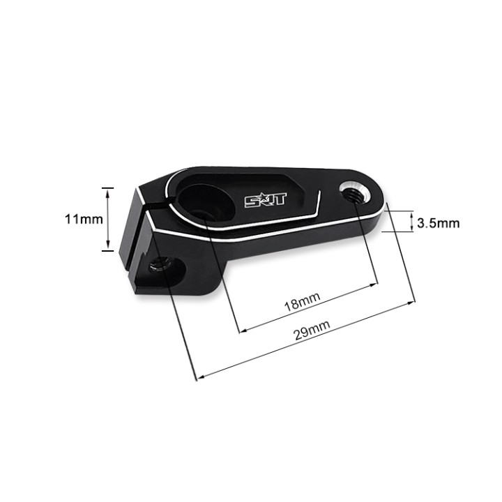 SRT-TRX6S Srt 1 Hole 25T Steering Servo Horn With Offset