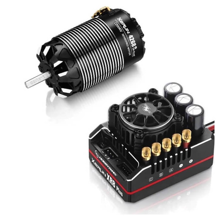 HW38020501 Hobbywing Combo Xr8Plus G2S Esc & 4268 G3 Off 2200Kv Mot