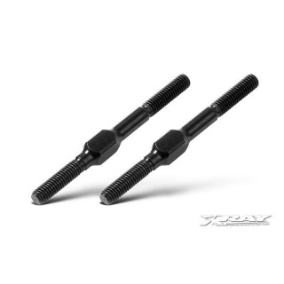 302612 Xray Alu Adj. Turnbuckle M3 L/R 39 mm - Swiss 7075 T6 (2)