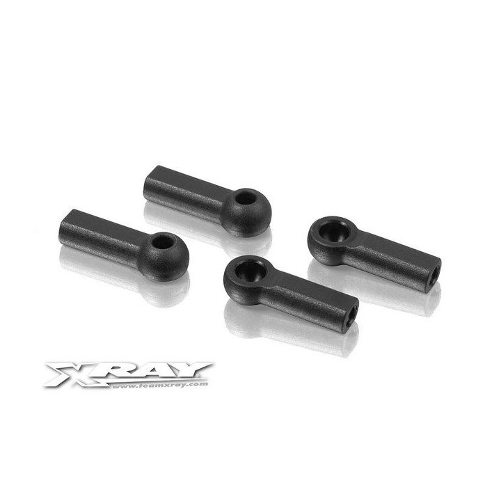302665 Xray Composite Ball Joint 4.9mm - Closed With Hole (4)