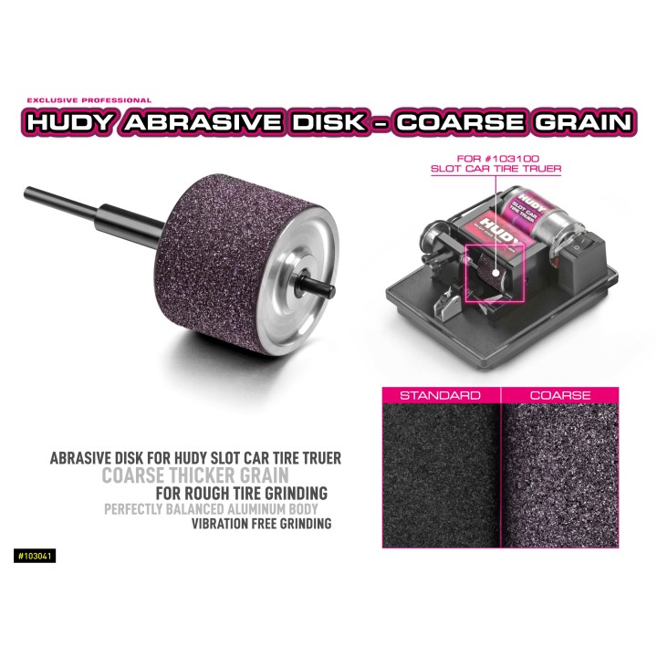 103041 Hudy Abrasive Disk - Coarse Grain