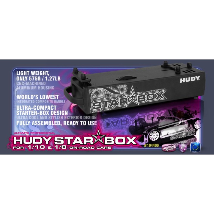 104400 Hudy Star-Box On-Road 1/10 & 1/8 - Lipo Version