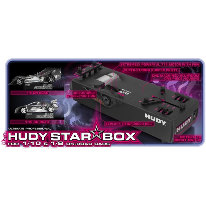 104400 Hudy Star-Box On-Road 1/10 & 1/8 - Lipo Version