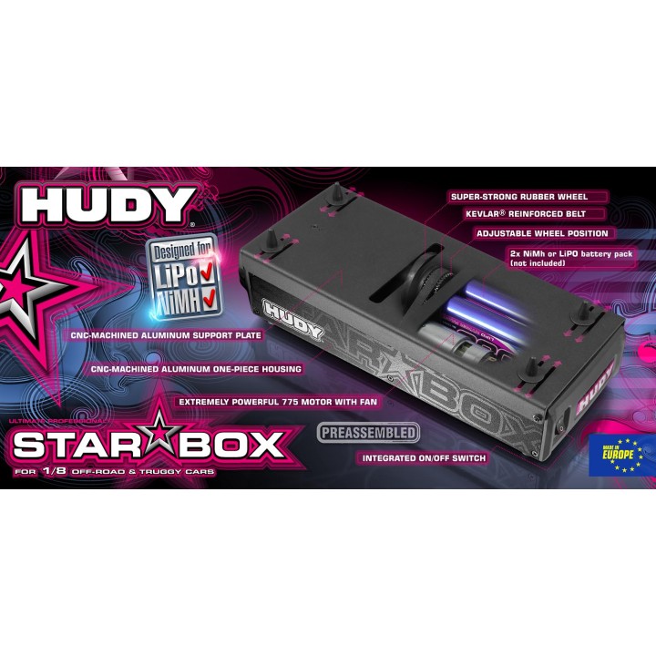 104500 Hudy Star-Box Truggy & Off-Road 1/8