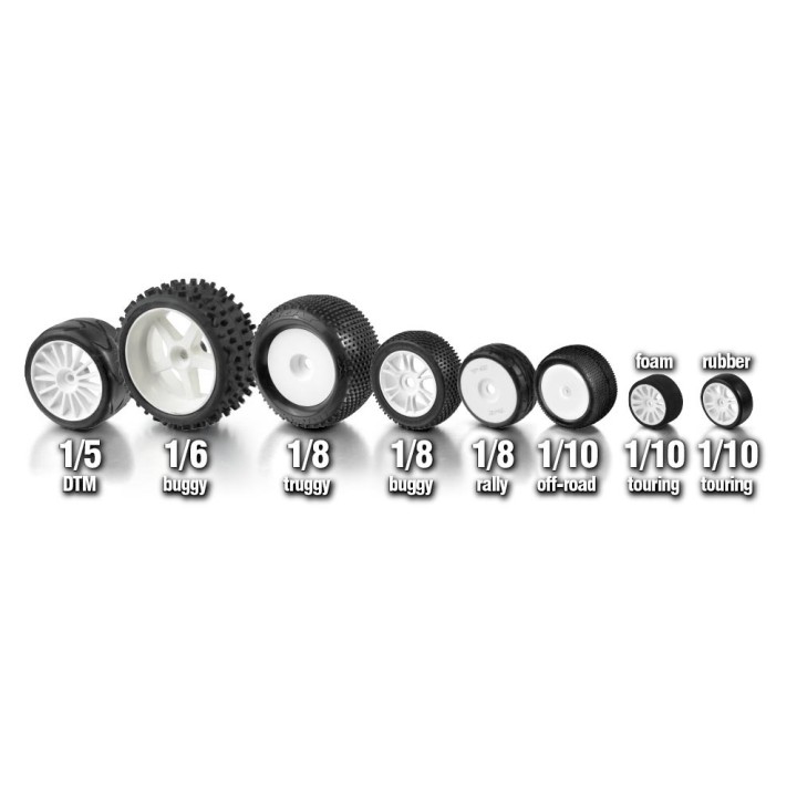 105525 Hudy Wheel Adapter For 1/10 Off-Road Car - 14mm