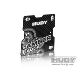 107750 Hudy Graphite Quick Camber Gauge 1/10 Touring 1.5°