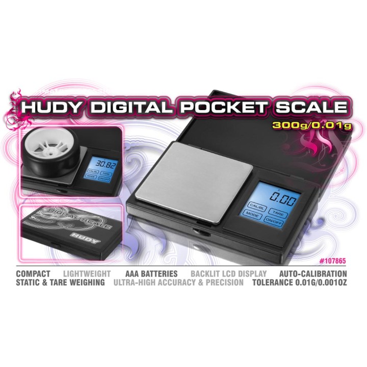 107865 Hudy Proffesional Digital Scale 300G/0.01G
