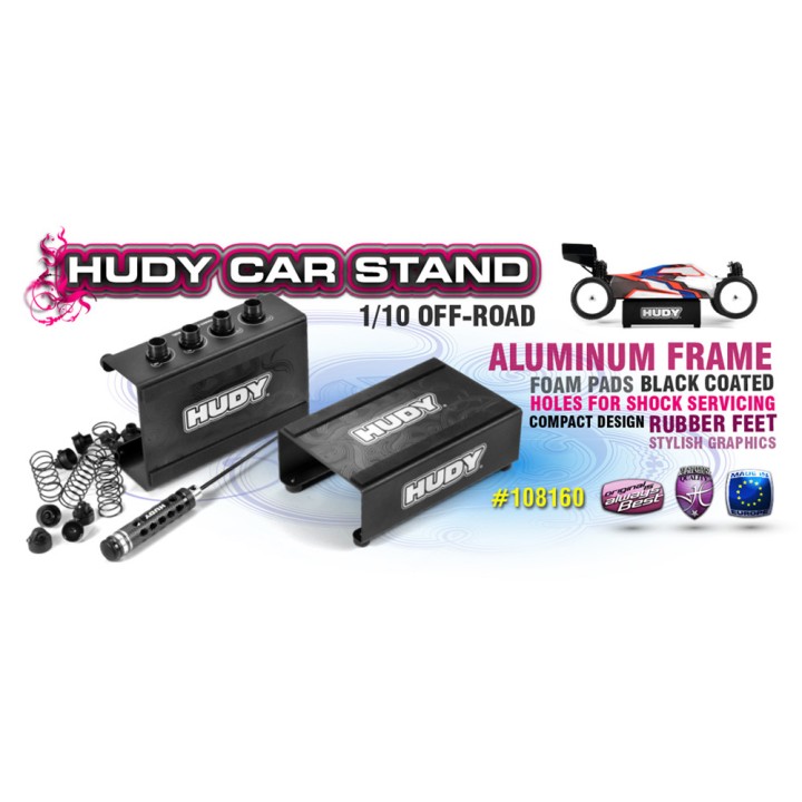 108160 Hudy 1/10 Off-Road Car Stand - V2