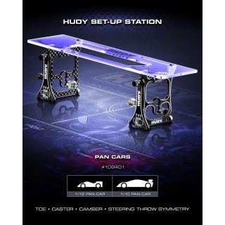 109401 Hudy Set-Up Station For 1/10 & 1/12 Pan Cars -V2