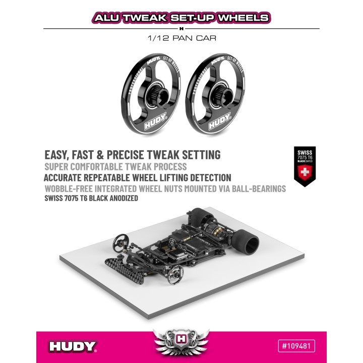 109481 Hudy Alu Tweak Set-Up Wheel For 1/12 Pan Car (2)