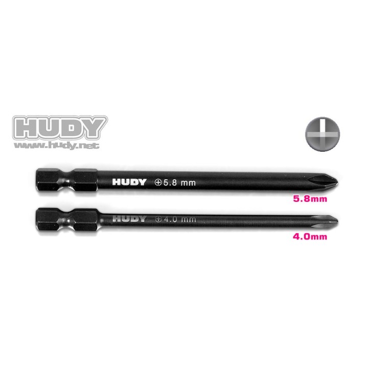 165871 Hudy Power Tool Tip Phillips 5.8 X 90 mm