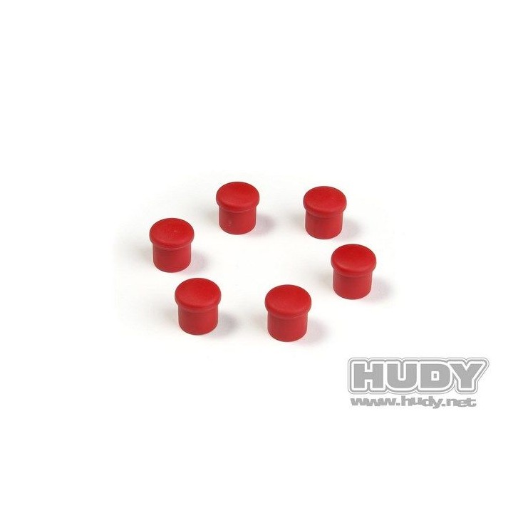 195054-R Hudy Cap For 14mm Handle - Red (6)