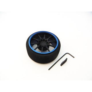 48517 Hiro Seiko Alum.Steering Wheel (Papi Racing) [Fbk-Yb]