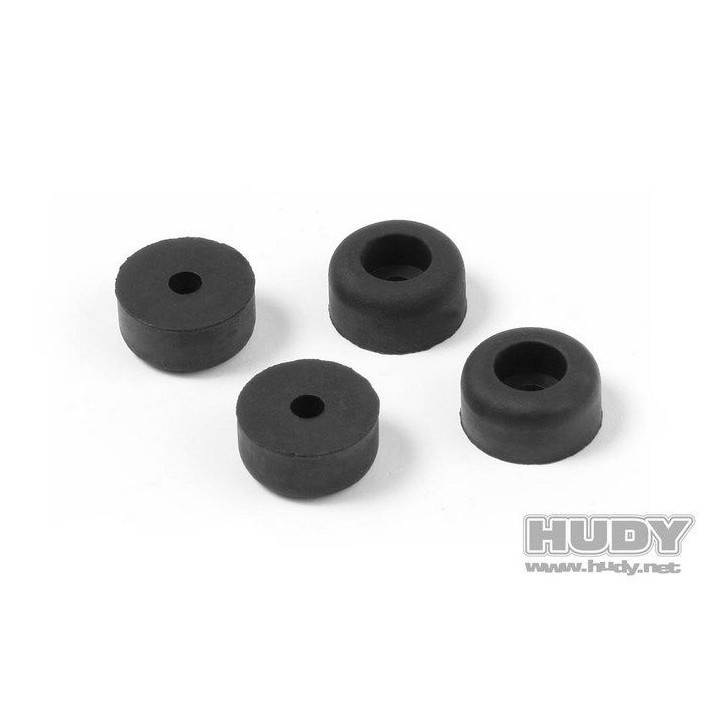 203111 Hudy Black Rubber Feet (4)