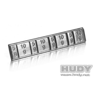 293080 Hudy Lead Weights 4X5G & 4X10G With 3M Glue