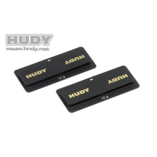 293090 Hudy Lipo Chassis Balancing Weights 12G - Low Cg (2)