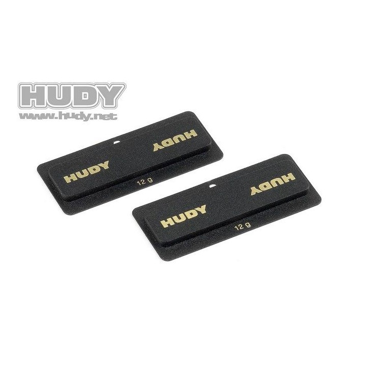 293090 Hudy Lipo Chassis Balancing Weights 12G - Low Cg (2)