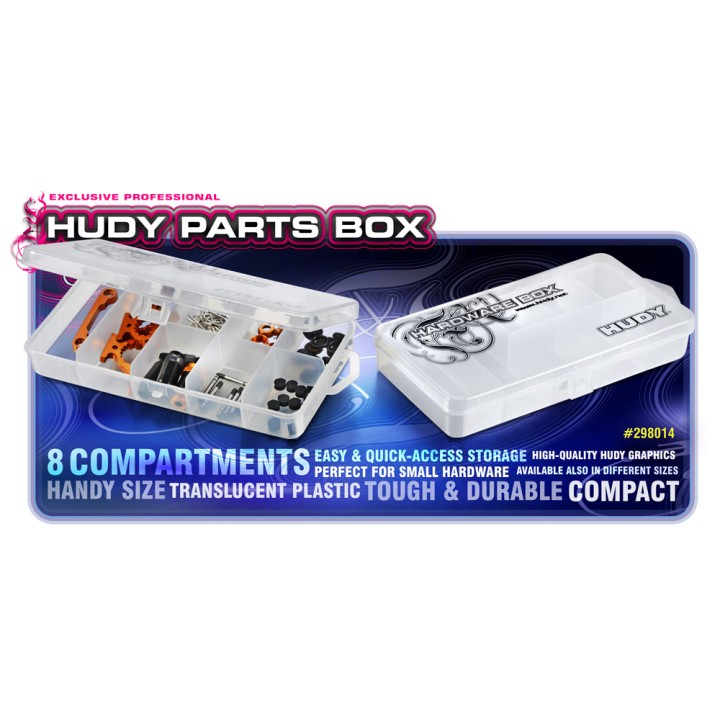 298014 Hudy Parts Box - 8-Compartments