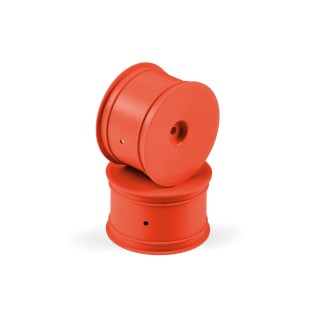 803240-O Hudy 1/10 Off-Road Wheel - 2Wd/4Wd – Rear – Orange (2)