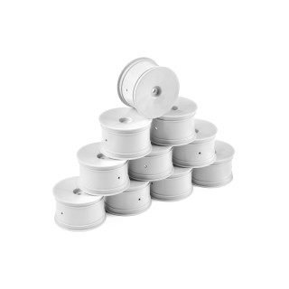 803241 Hudy 1/10 Off-Road Wheel - 2Wd/4Wd – Rear – White (10)