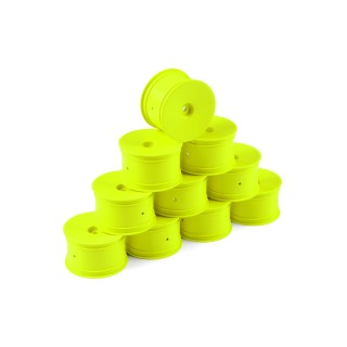 803241-Y Hudy 1/10 Off-Road Wheel - 2Wd/4Wd – Rear – Yellow (10)