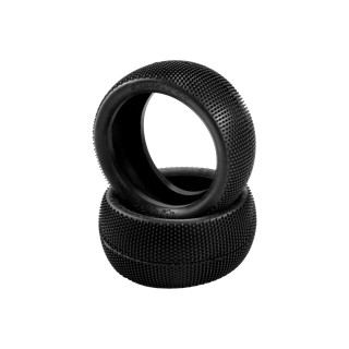 HR002-0161 Hot Race Pair Of Truggy Tyres Bangkok White (2)