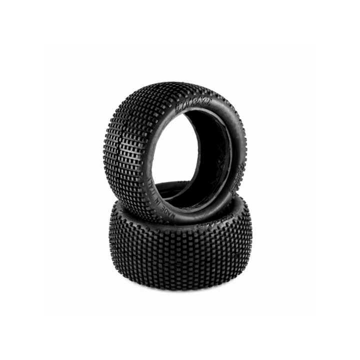 HR003-0021 Hot Race Pair Of 1/10 Tyres Bangkok Soft Rear