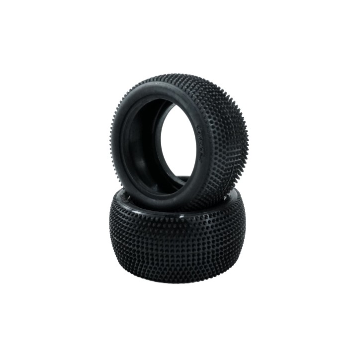 HR003-0261 Hot Race Pair Of 1/10 Tyres Minipin Medium Rear