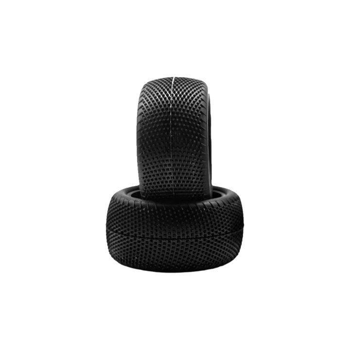 HR003-0661 Hot Race Pair 1/10 Tyres V2 Carpet 4Wd/2Wd Rear S/M