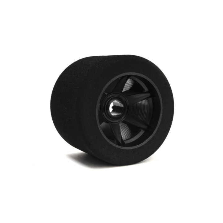 HR004-0172 Hot Race Pair Of Rear Tyres 1/8 Humid On Carbon Rims