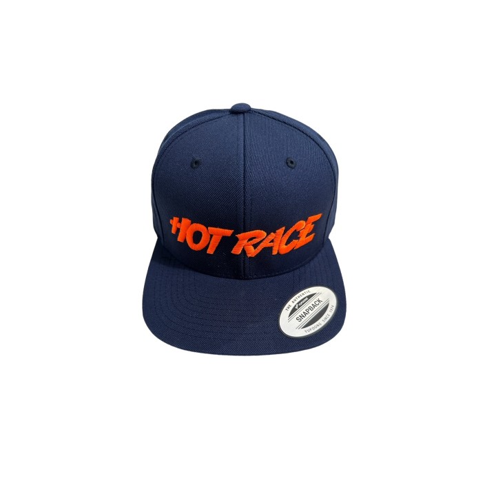 HR010-0202 Hot Race Hr Cap Us Style Bleu/Orange