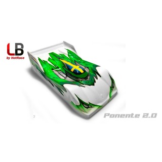 HRLB12PNT2.0-UL Hot Race 1/12 Onroad Body Ponente 2.0 Ultra Light