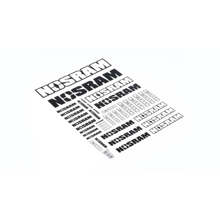 N92421 Nosram Logo Decal Sheet 2 Xl Size A4