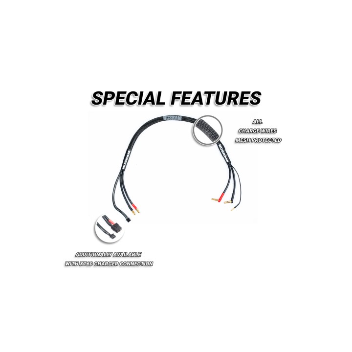 N999221 Nosram 2S-Charging Wire - 35Cm - Xt60 & Xh | 4/5mm & 2mm