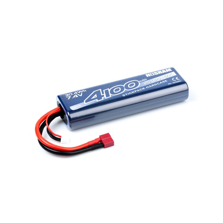 N999302U Nosram Lipo 4100 2S 50C Stickpack Hardcase - T-Plug
