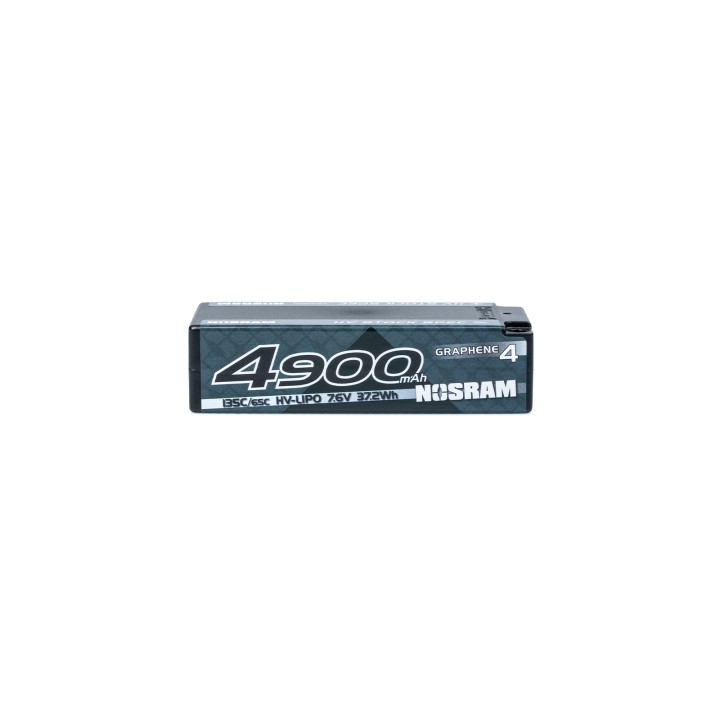 N999651 Nosram Lipo 4900Mah 2S Hv Shorty Graphene 135C/65C