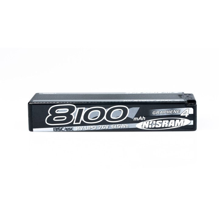 N999656 Nosram Lipo 8100Mah 2S Hv Stick Graphene 135C/65C
