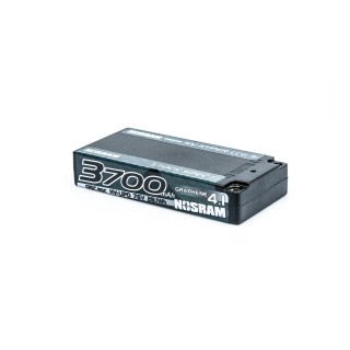 N999743 Nosram Lipo Hlcg 3700Mah 2S Hv Shorty Graph. 135C/65C