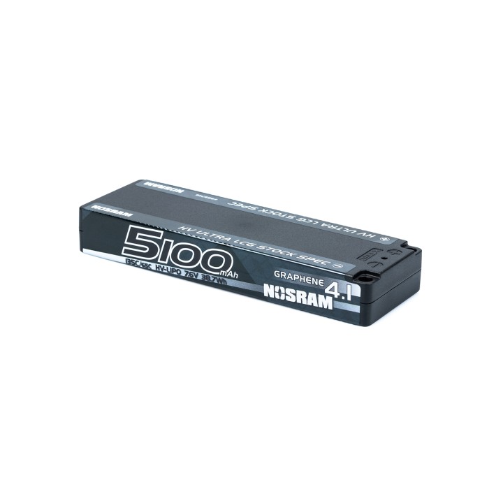 N999746 Nosram Lipo U-Lcg 5100Mah 2S Hv Stick Graph. 135C/65C
