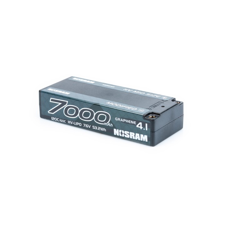 N999749 Nosram Lipo 7000Mah 2S Hv Mid Graphene 120C/60C
