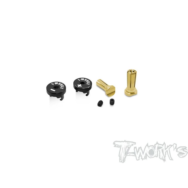 EA-040-5BBL T-Works Heatsink Connector 5mm Long - Black/Black